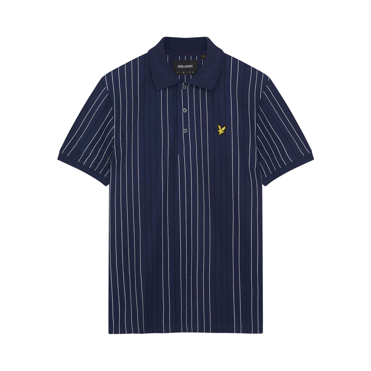 lyle and scott striped polo