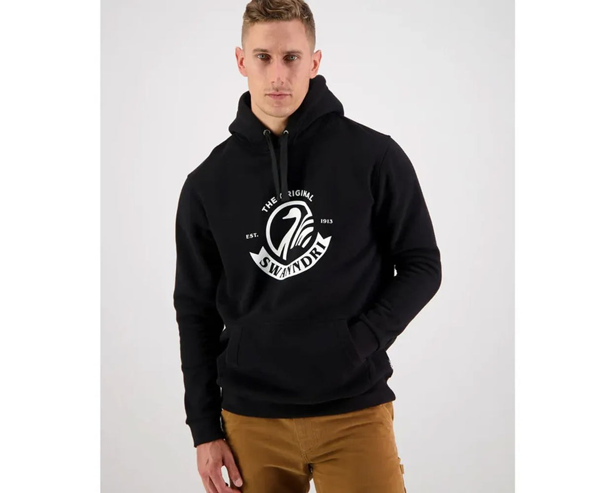 Swanndri Original Fleece Hoodie Black – Inocencia