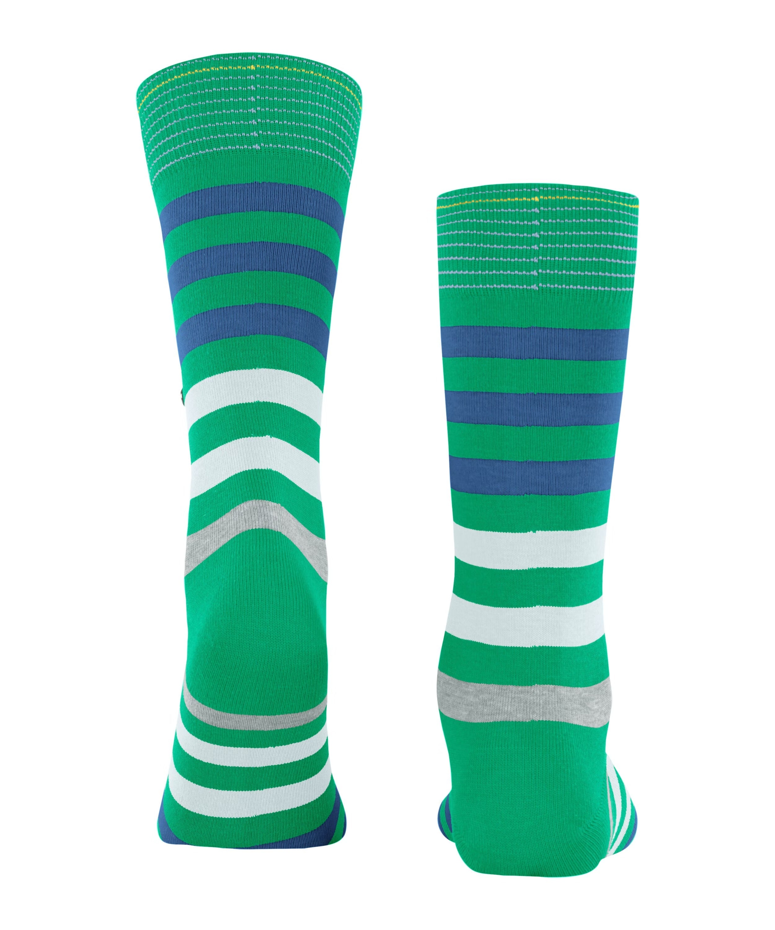 Burlington Blackpool Stripe Socks in Green