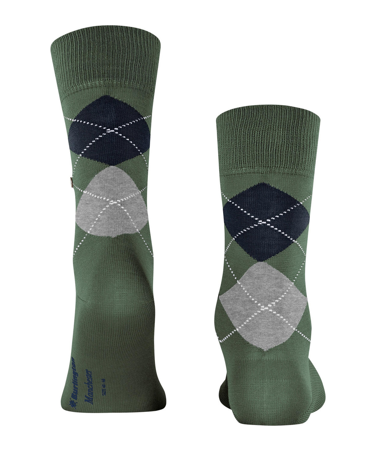 Burlington Manchester Argyle Socks Mountain Green