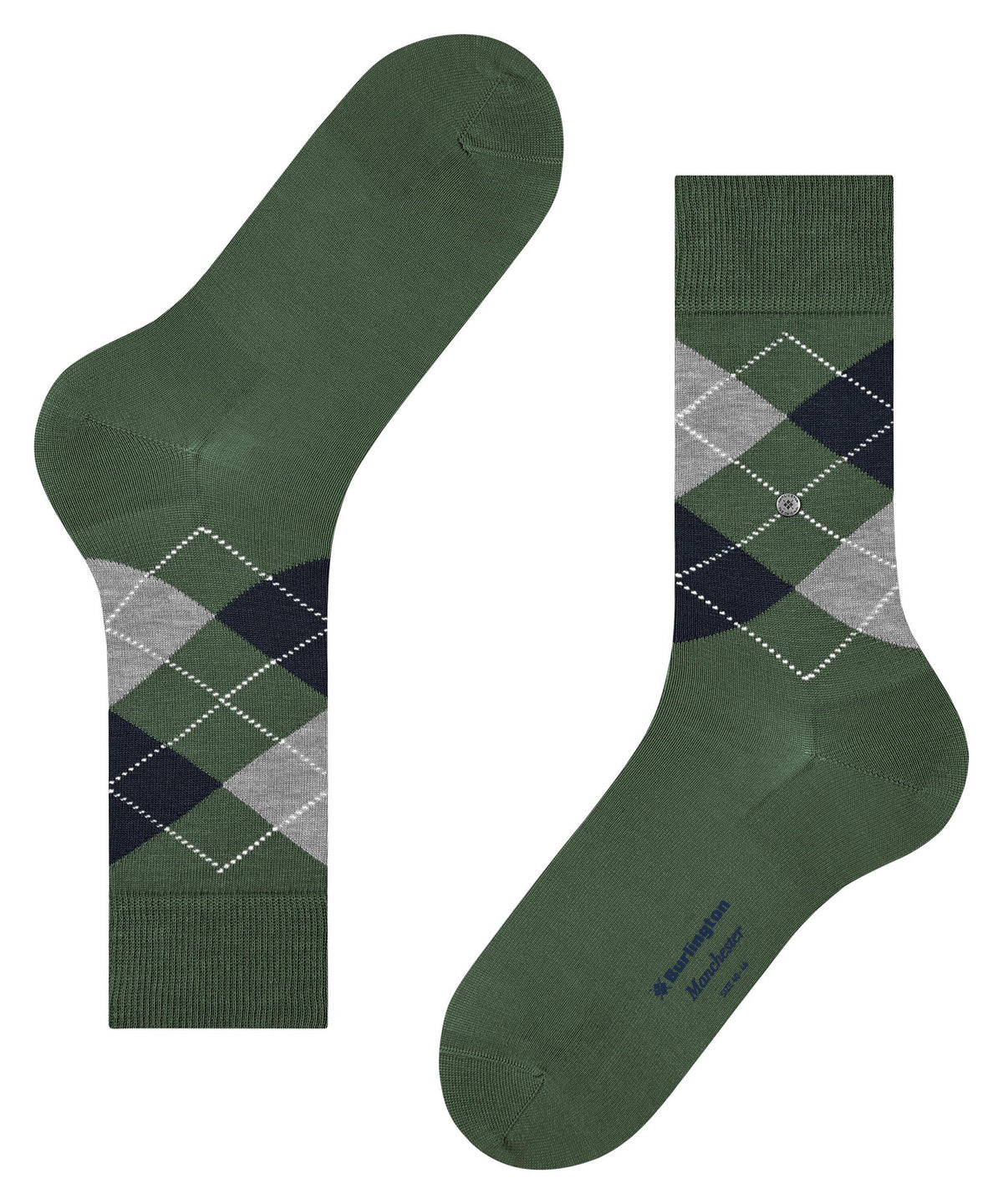 Burlington Manchester Argyle Socks Mountain Green