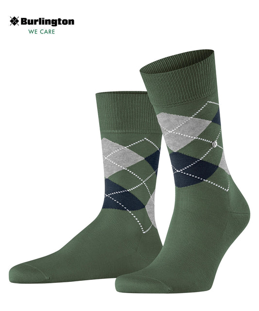 Burlington Manchester Argyle Socks Mountain Green