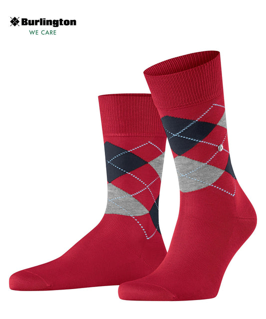 Burlington Manchester Argyle Socks Passion Red