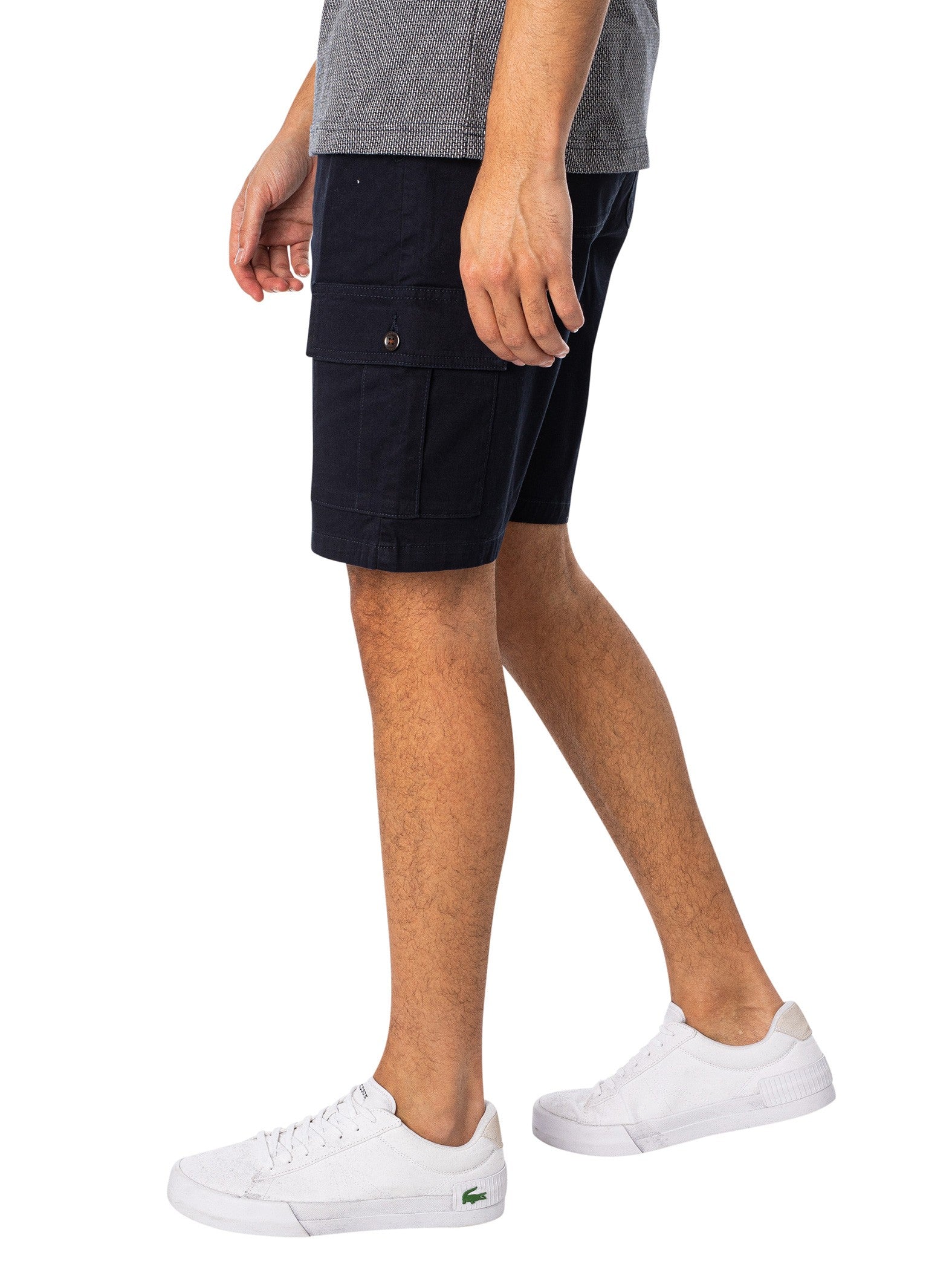 Farah Crane Cargo Pocket Short True Navy