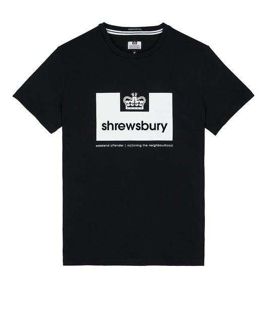 Weekend Offender City Shrewsbury Series T-Shirt in Black