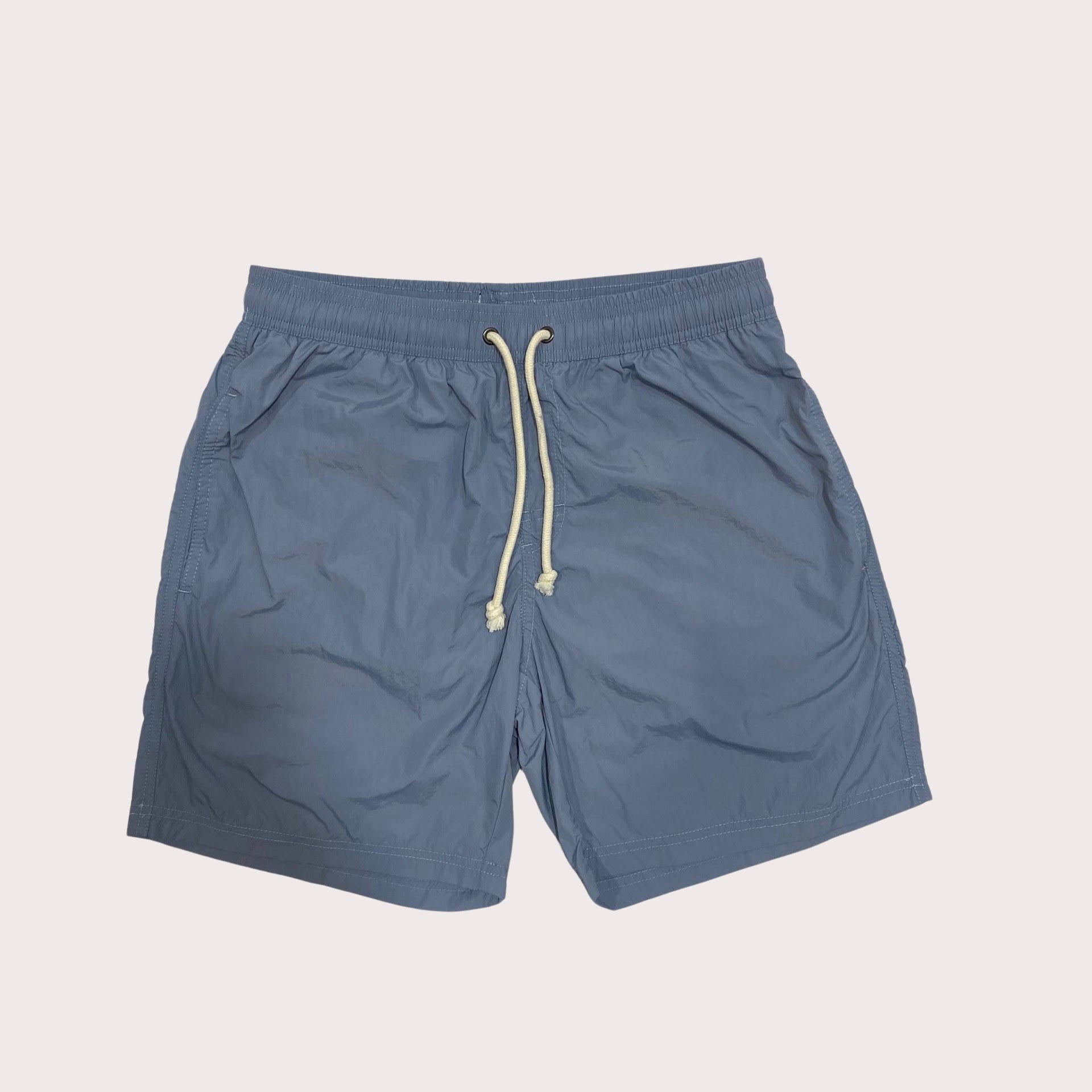 Aquascutum Beach Check Pocket Swim Shorts Dust Blue