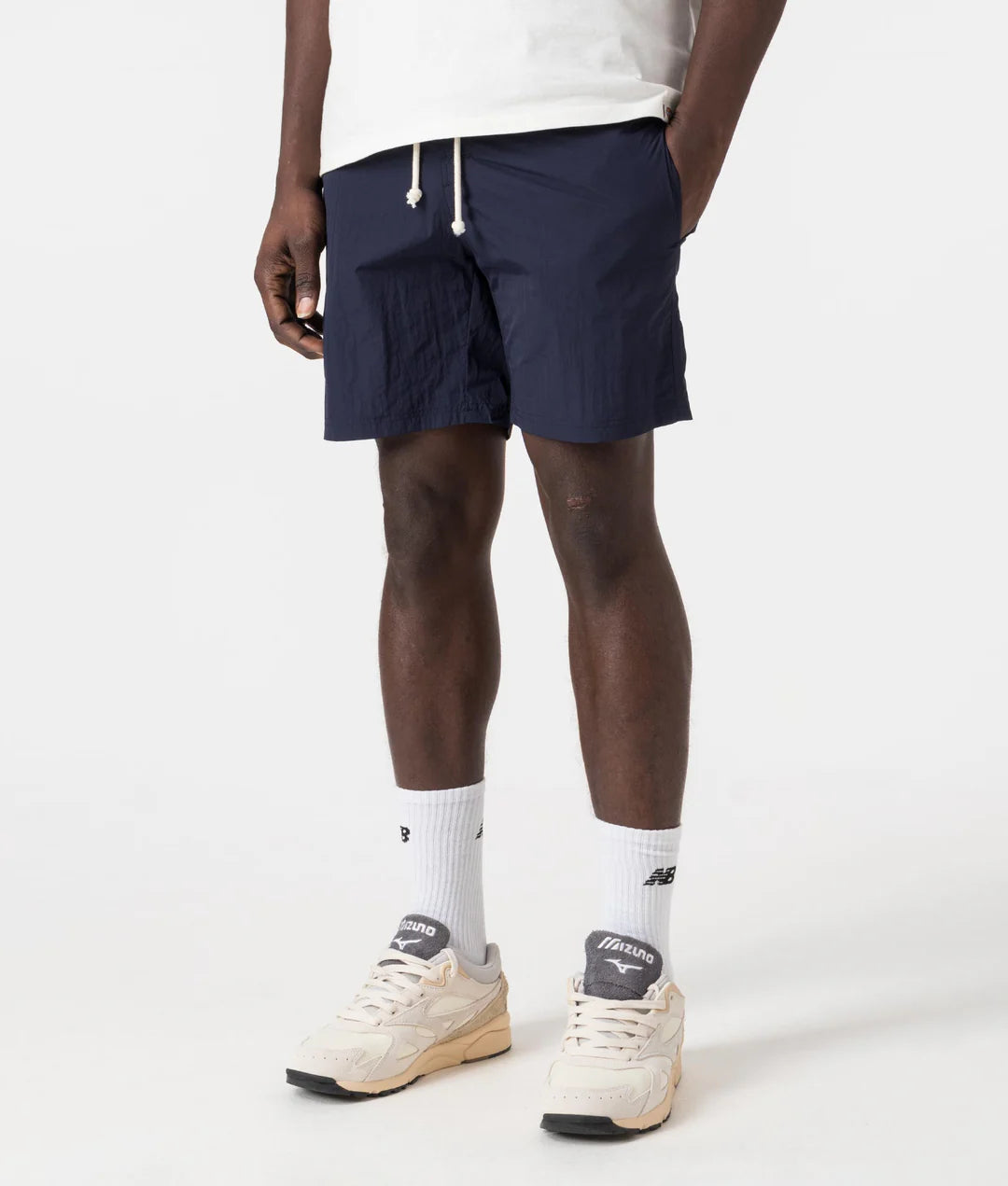 Aquascutum Beach Check Pocket Swim Shorts Navy