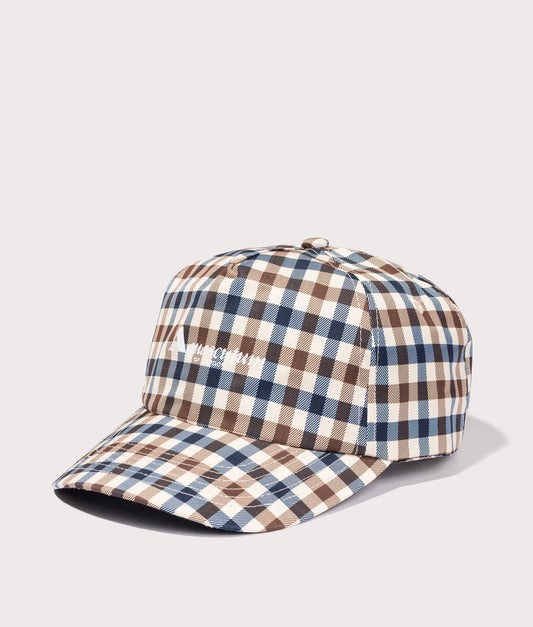 Aquascutum Active Baseball Cap Club Check