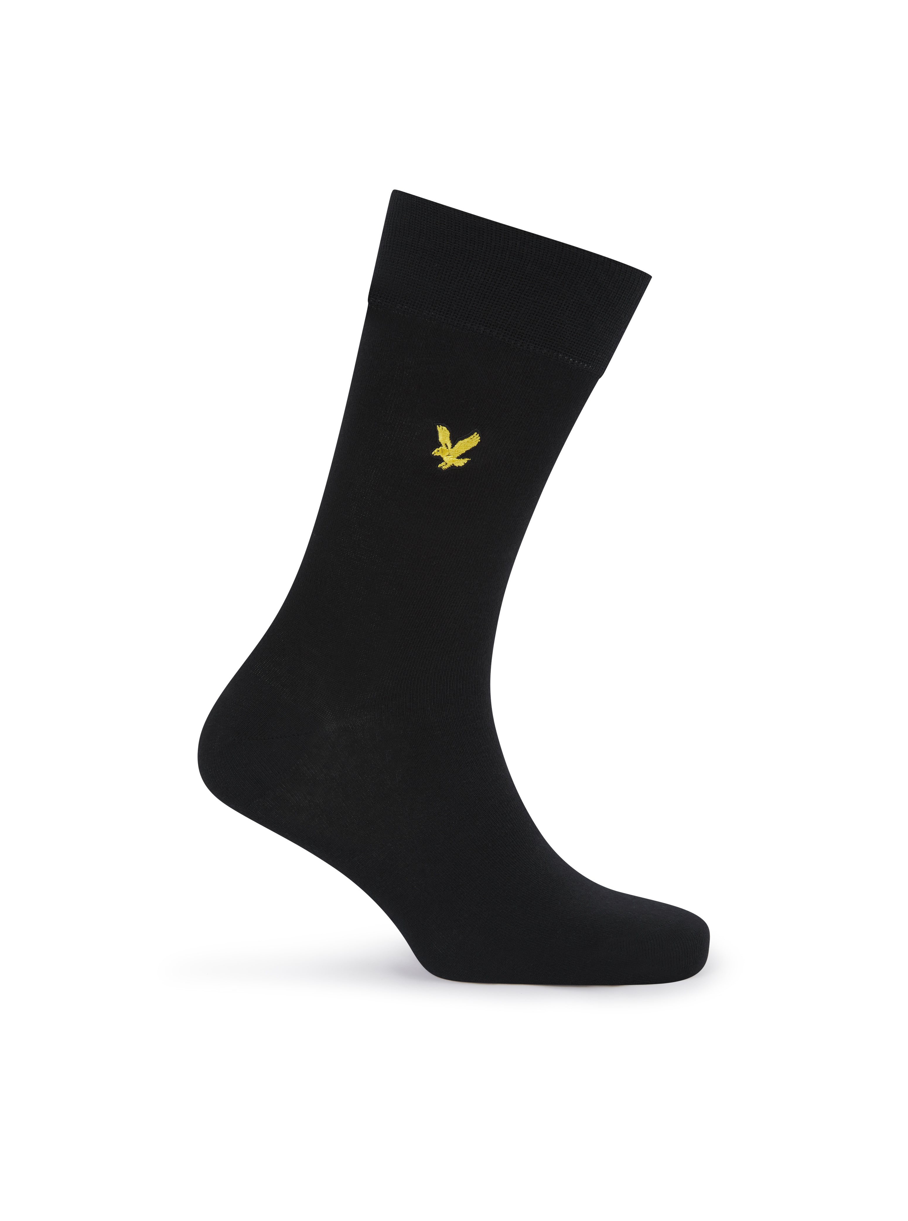 Lyle & Scott Angus 3 Pack Plain Socks Sage/Ivy/Blk