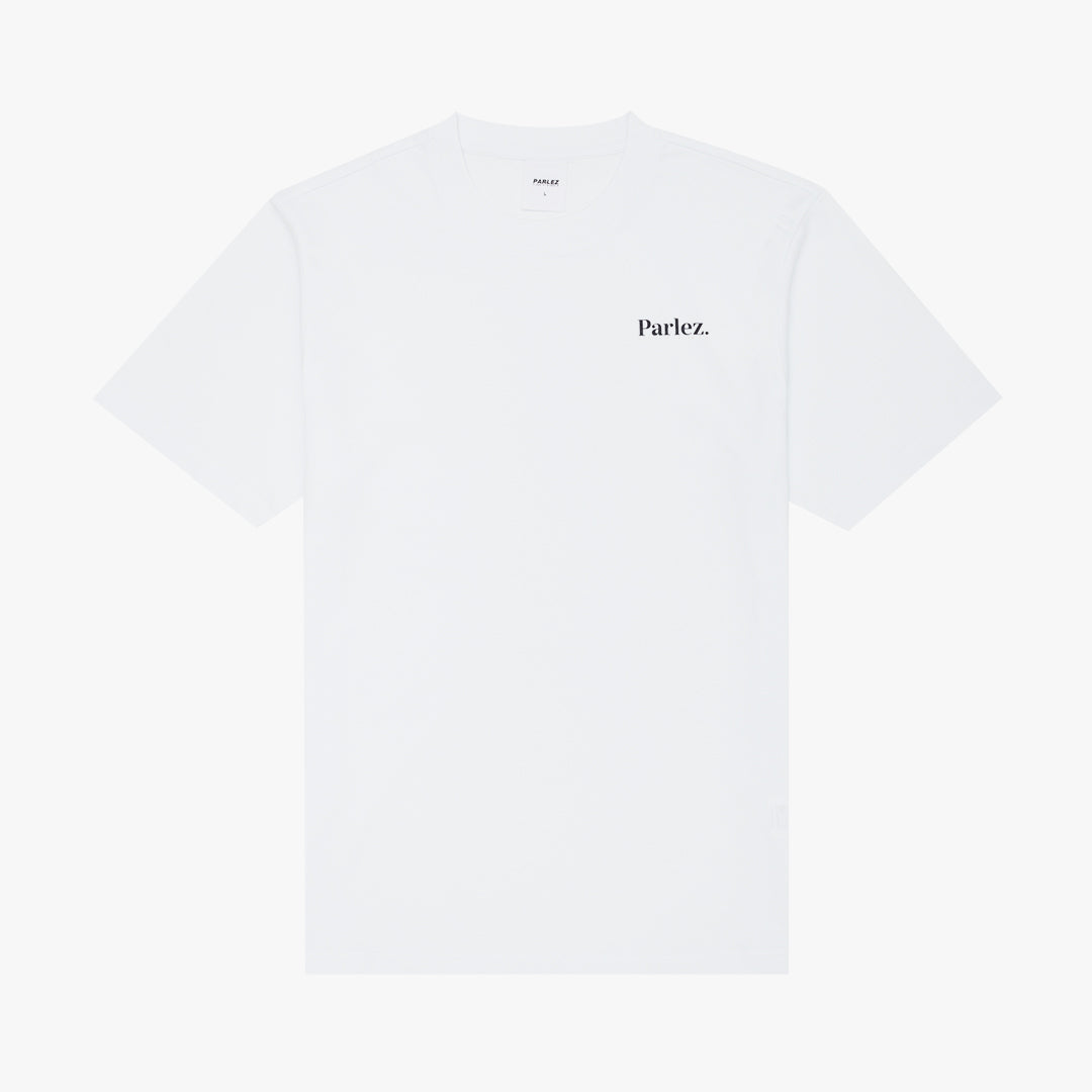 Parlez Banos Back Graphic T-Shirt White