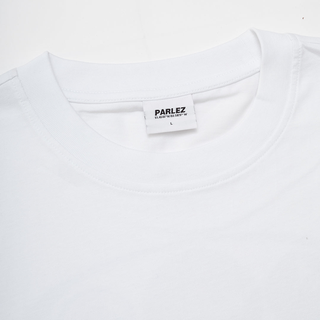 Parlez Banos Back Graphic T-Shirt White