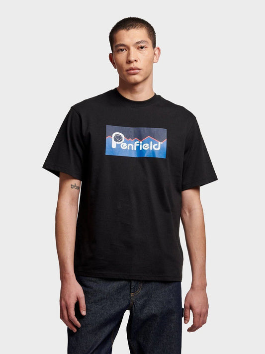 Penfield Large Logo T-Shirt Black