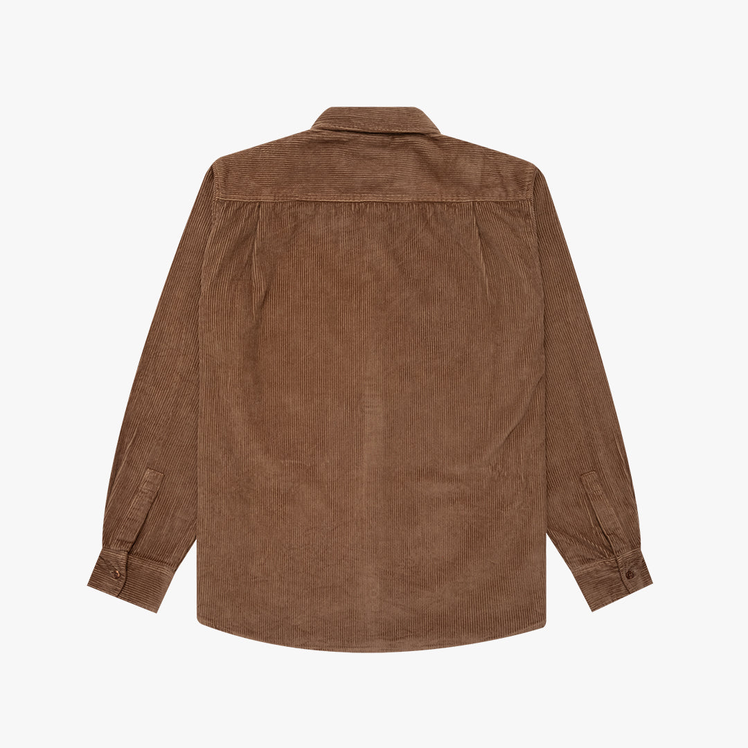 Parlez Cornell Cord Shirt Shitake Brown