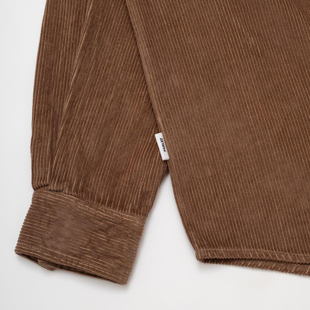 Parlez Cornell Cord Shirt Shitake Brown