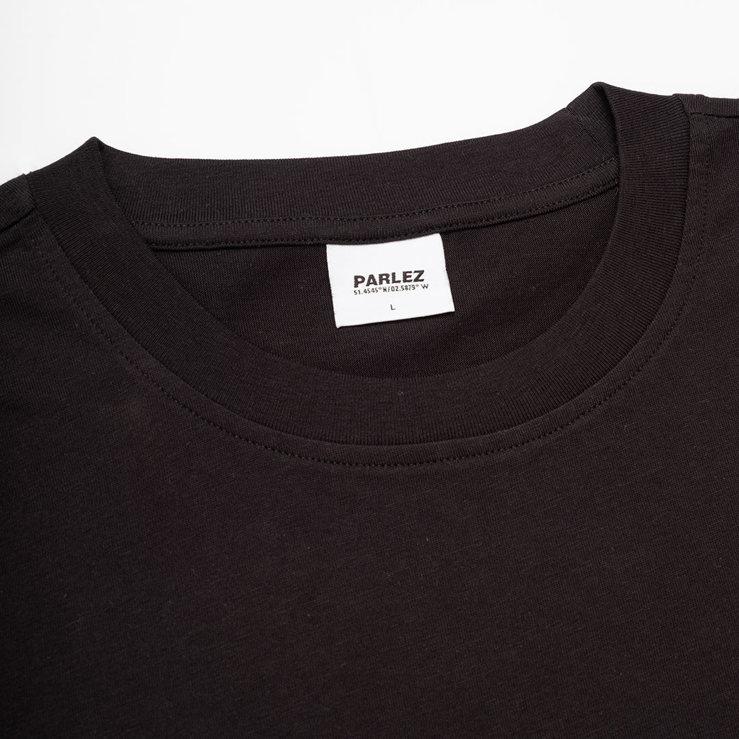 Parlez Manton Back Graphic T-Shirt Black