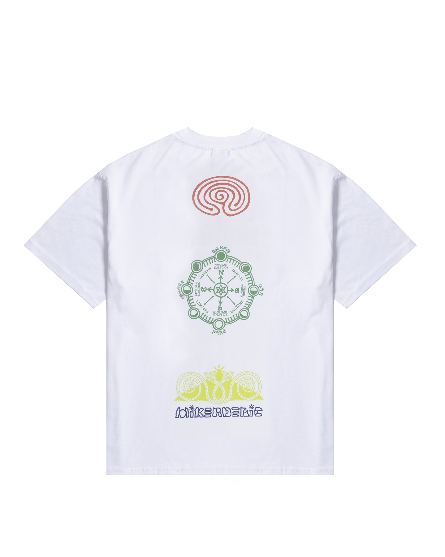 Hikerdelic Imbolc Graphic T-Shirt White