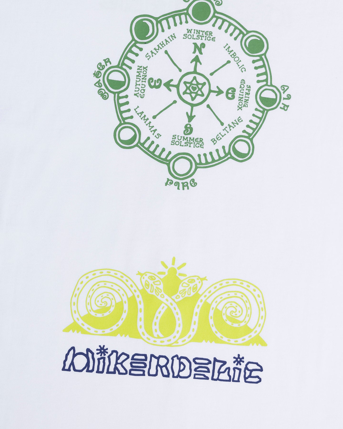 Hikerdelic Imbolc Graphic T-Shirt White