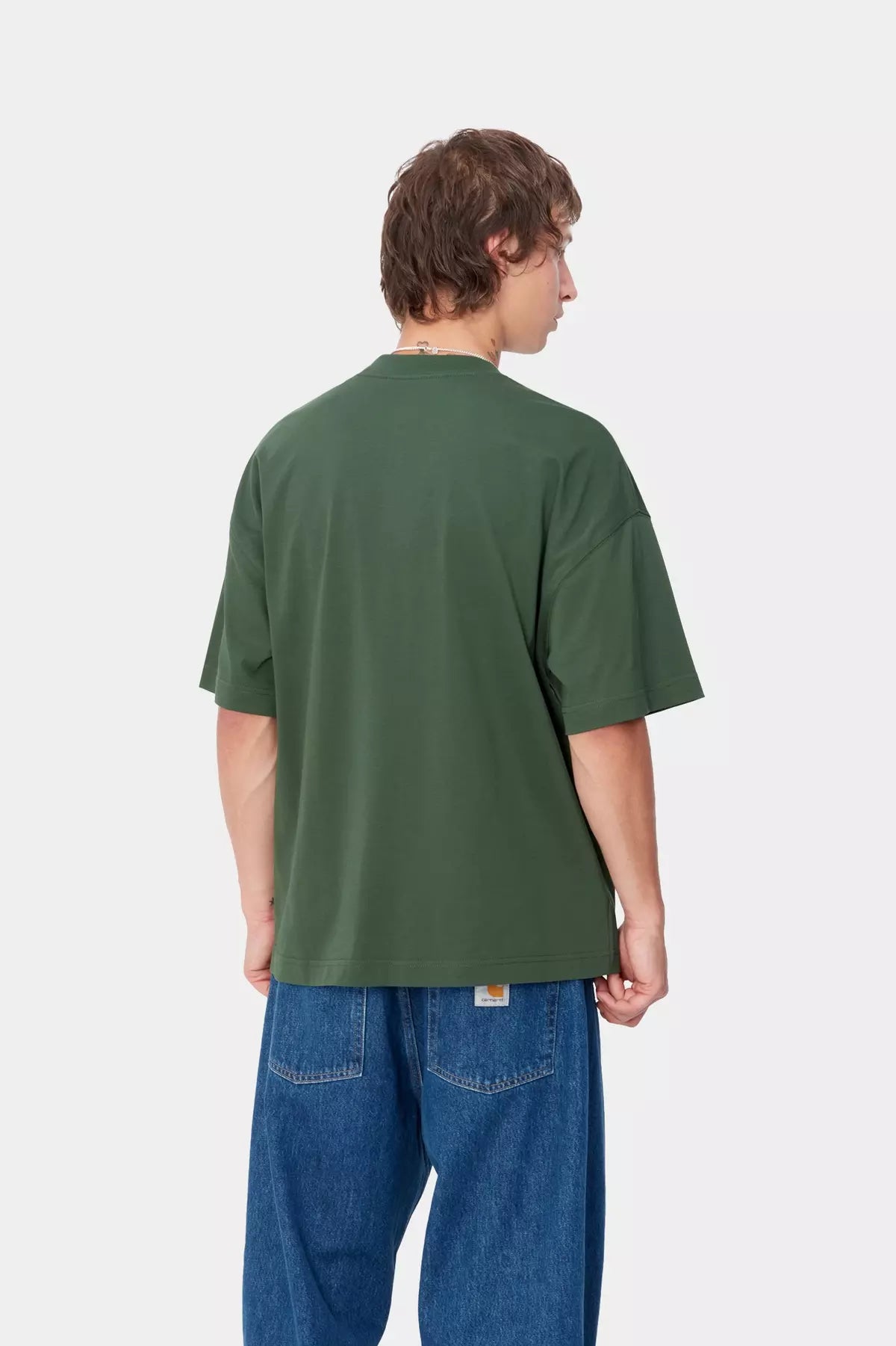 Carhartt WIP S/S Signature Script T-shirt Sycamore Green