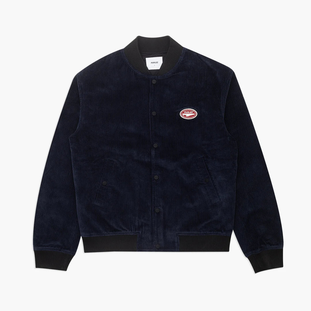 Parlez Jacobs Corduroy Bomber Jacket Navy