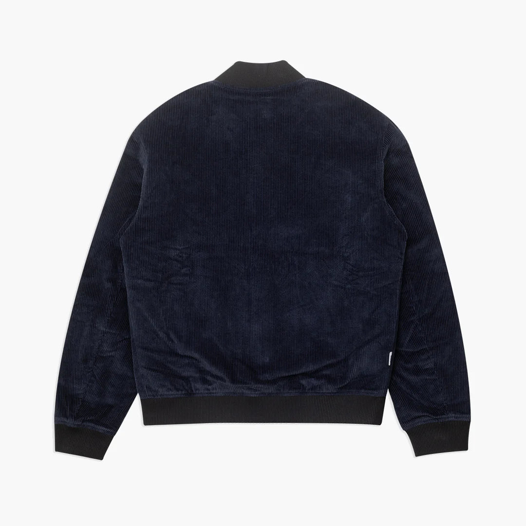 Parlez Jacobs Corduroy Bomber Jacket Navy