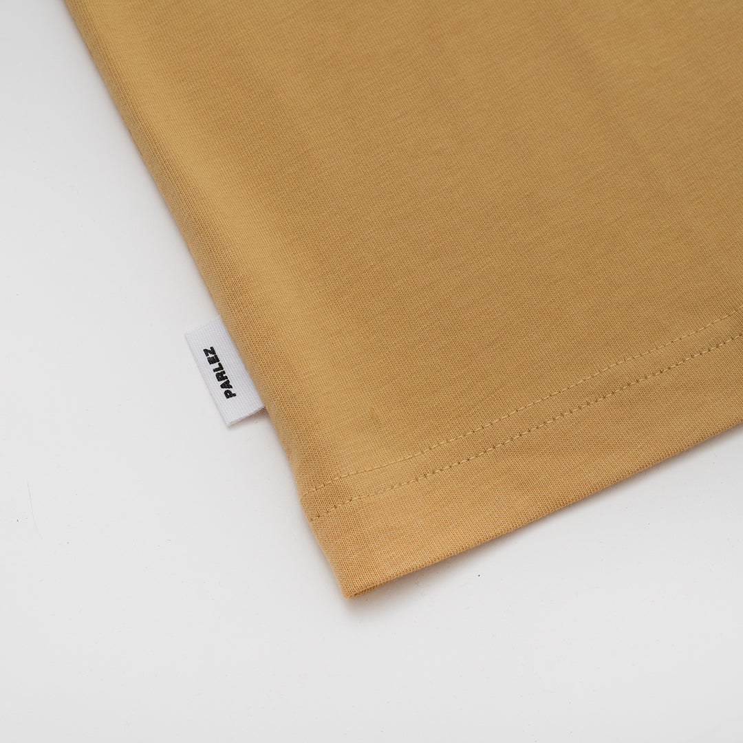 Parlez Link Backprint T-Shirt Tan Brown