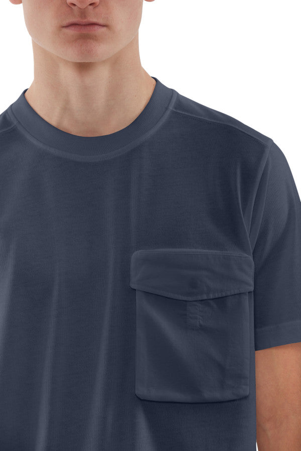 Ma.Strum Cargo Pocket Tee Ink Navy