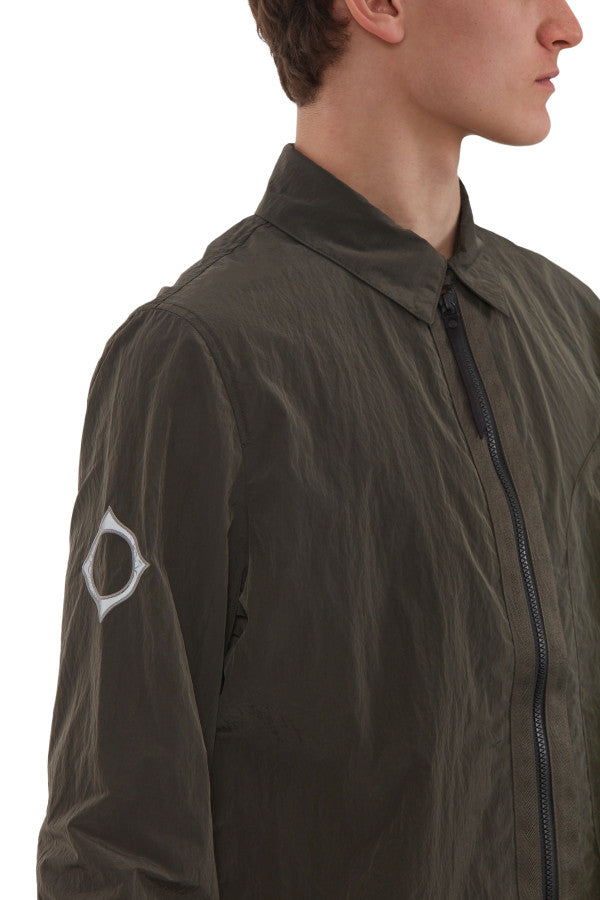 Ma.Strum Rivet Overshirt Oil Slick