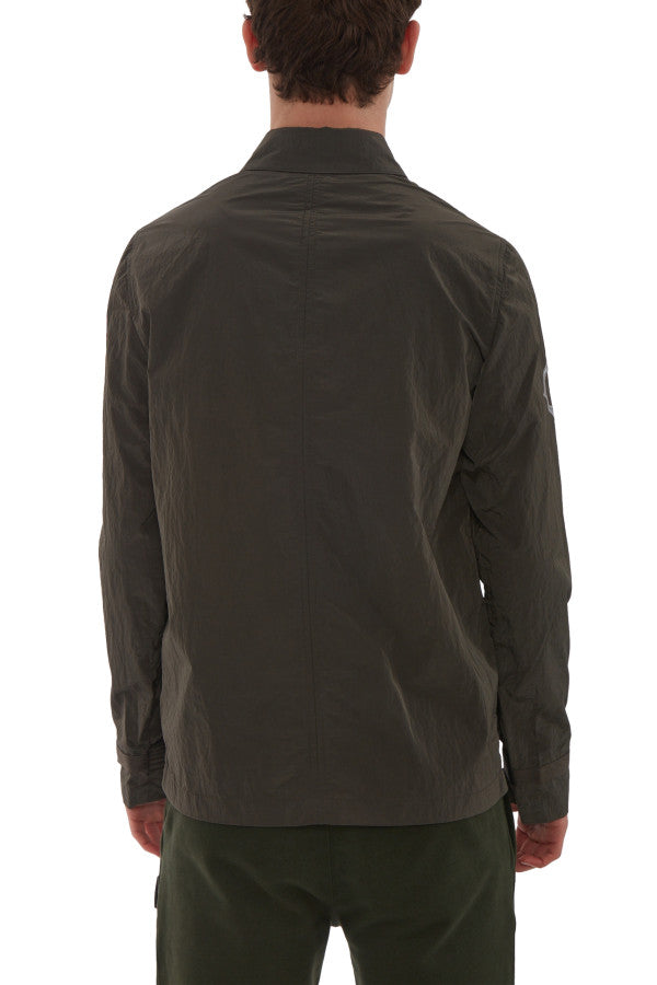 Ma.Strum Rivet Overshirt Oil Slick