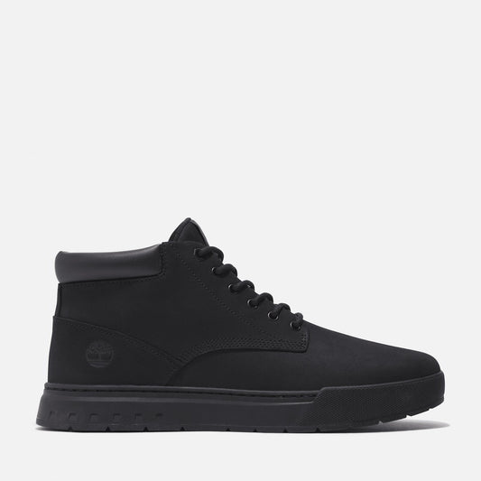 Timberland Maple Grove Mid Lace Trainer Monochrome Black