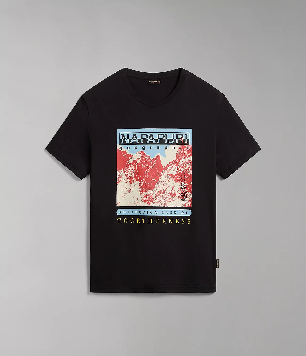 Napapijri Forsteri Print Short Sleeve T-shirt in Black