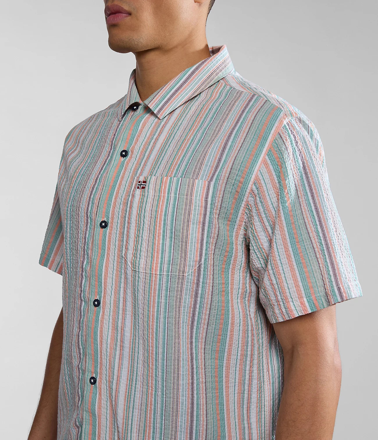 Napapijri Tulita Short Sleeve Stripe Shirt