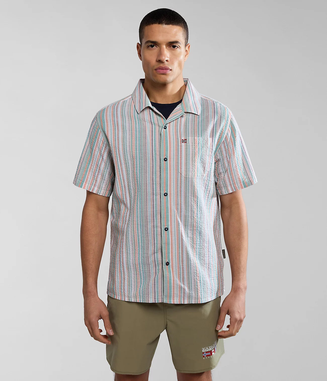 Napapijri Tulita Short Sleeve Stripe Shirt