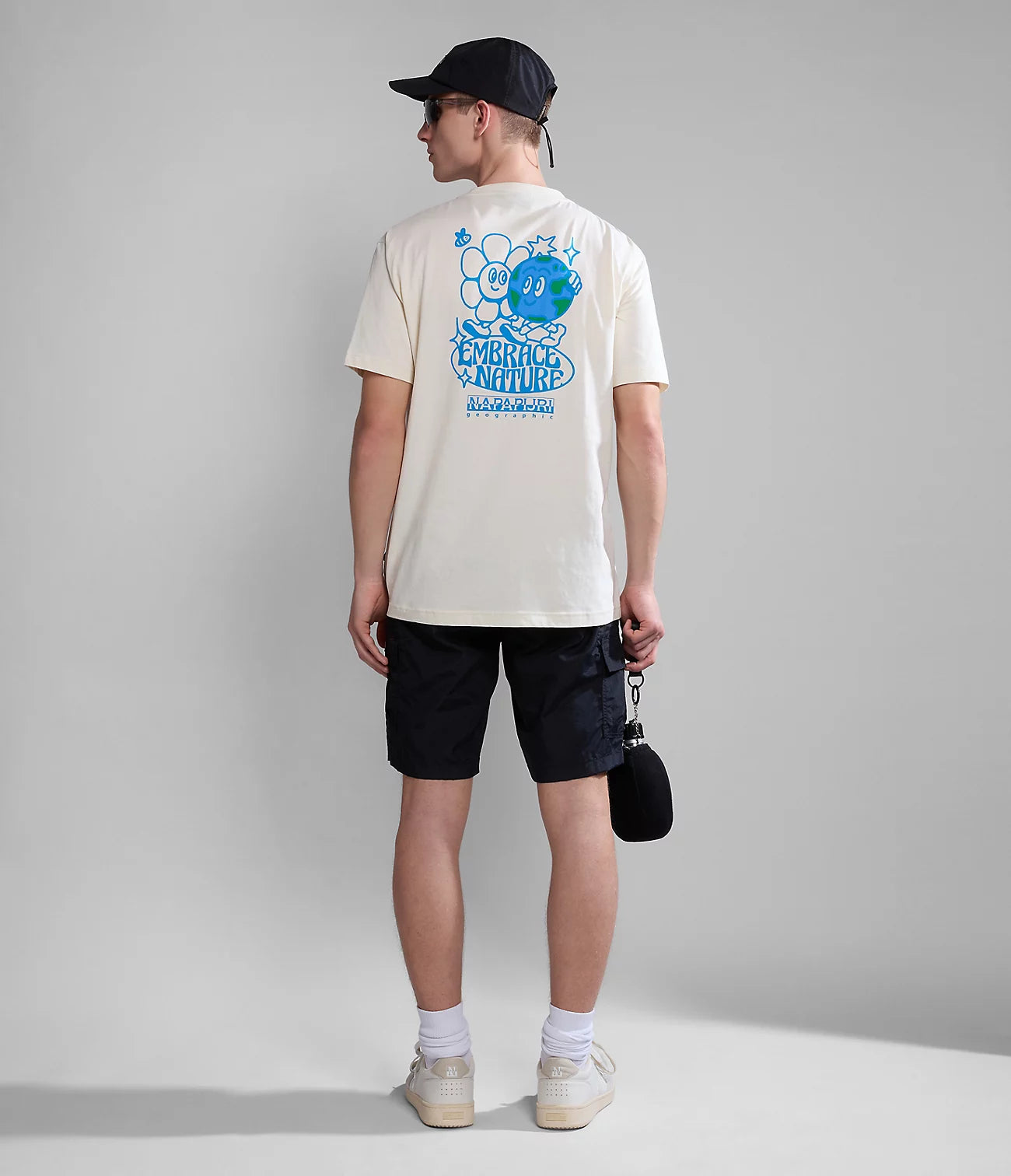 Napapijri Boyd Short Sleeve T-Shirt White Whisper