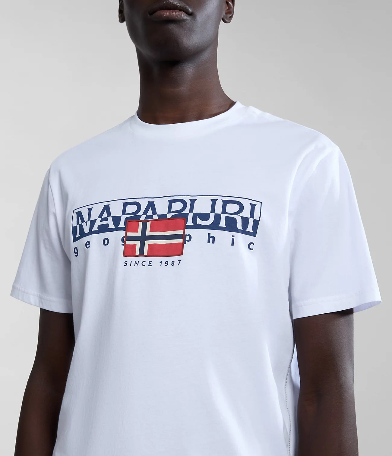 Napapijri Aylmer Short Sleeve T-Shirt Bright White