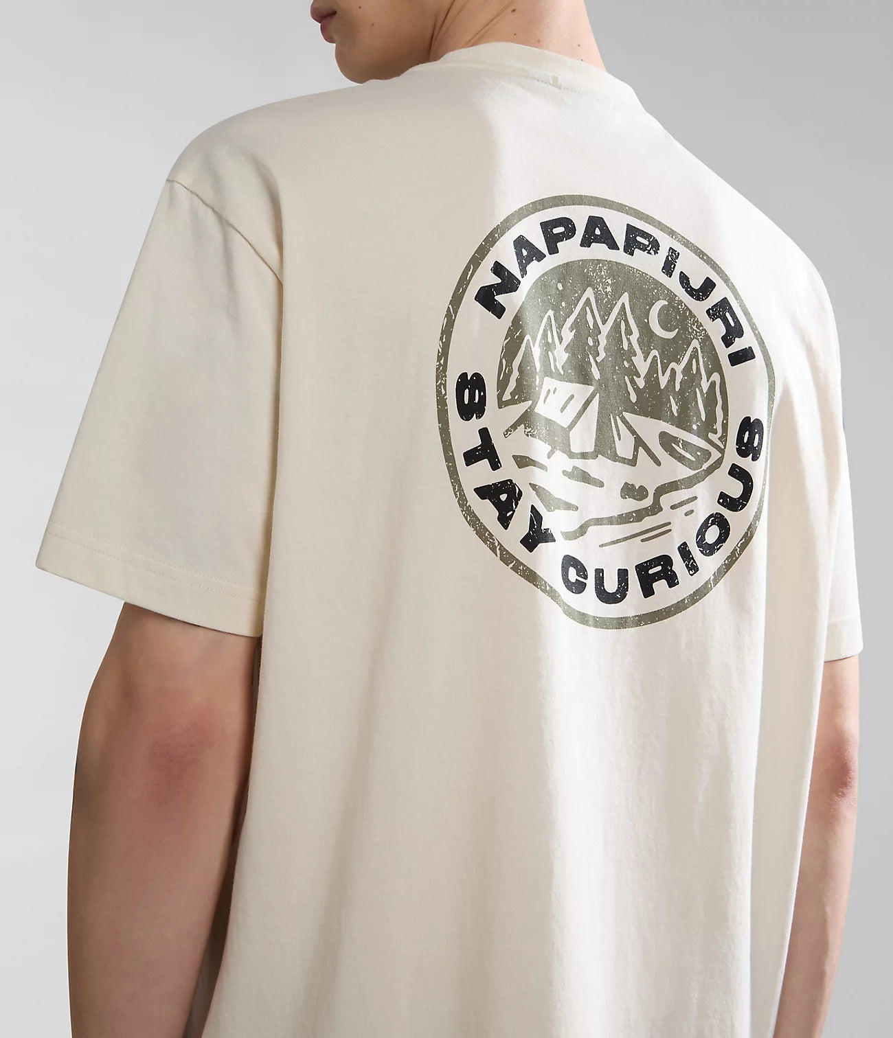 Napapijri Kotcho Short Sleeve T-Shirt White Whisper