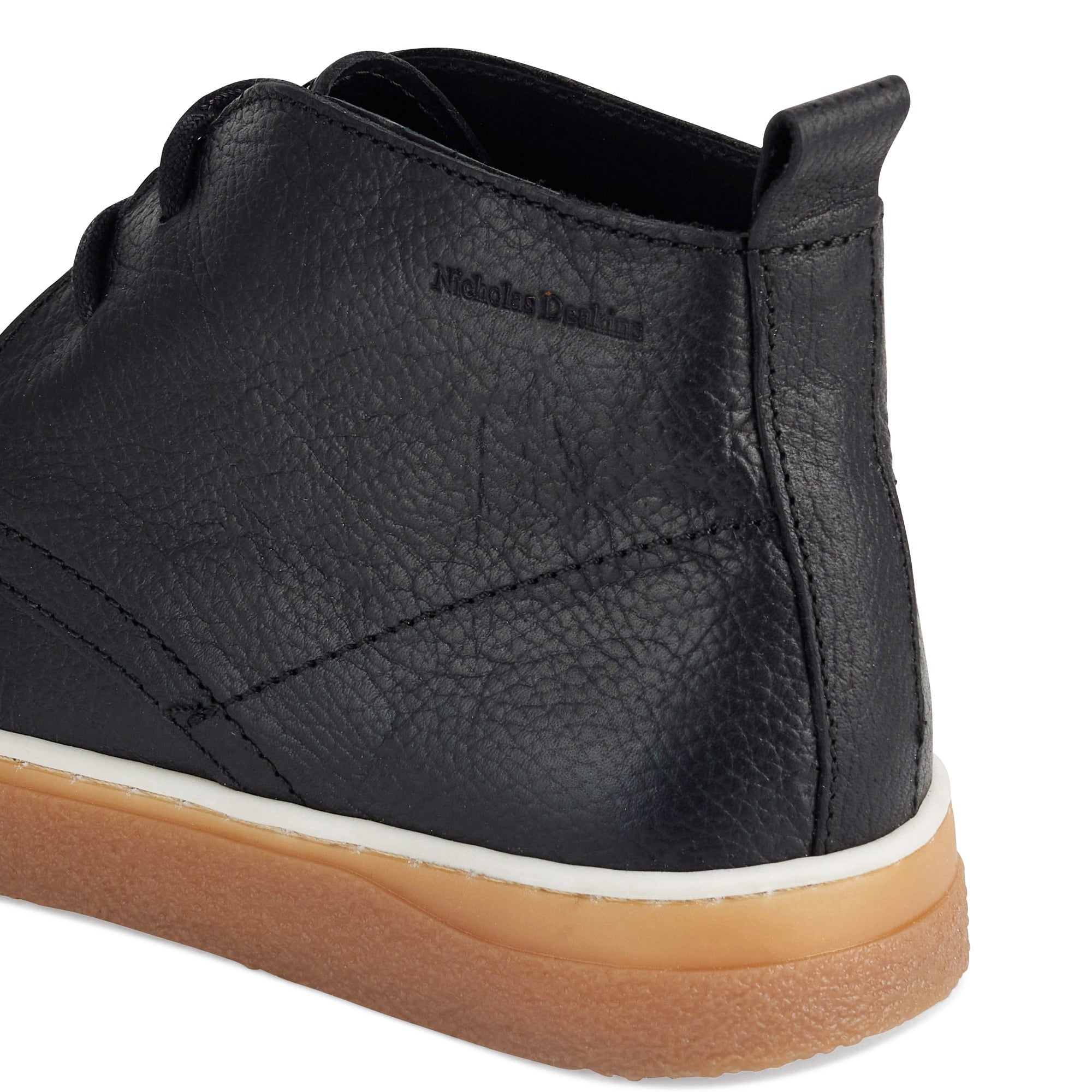 Nicholas Deakins Botin Boots Black Leather