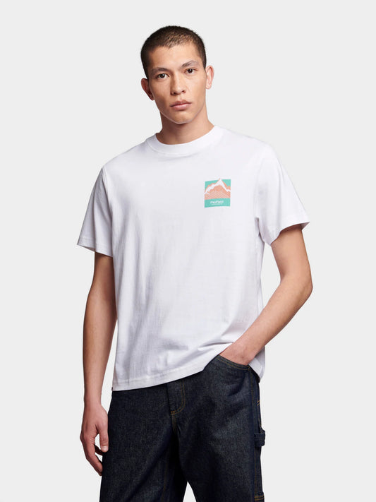 Penfield Mountain Back Print T-Shirt Bright White