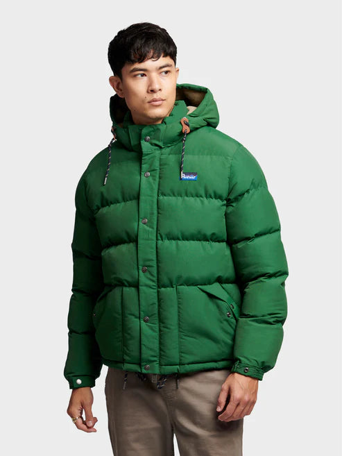 Penfield Bowerbridge Quilted Hooded Jacket Eden Green