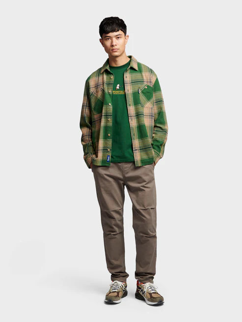 Penfield Brushed Checked Overshirt Eden