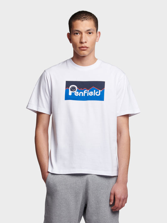 Penfield Original Large Logo S/S T-Shirt Bright White