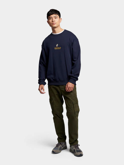 Penfield Embroidered Mallard Sweat Navy