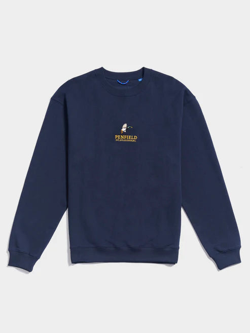 Penfield Embroidered Mallard Sweat Navy