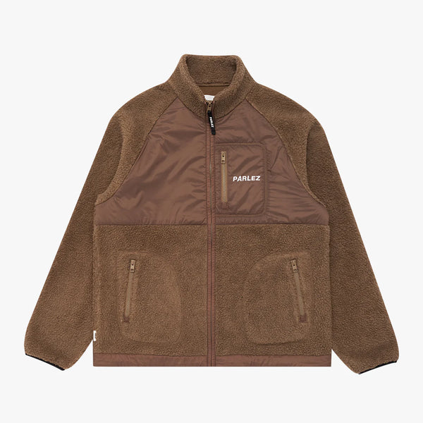 Parlez Piru Zip Fleece Shitake Brown