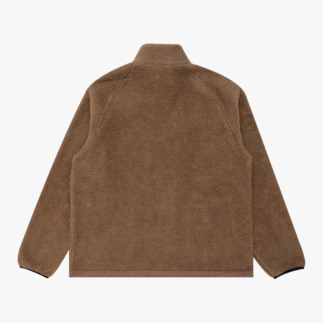 Parlez Piru Zip Fleece Shitake Brown