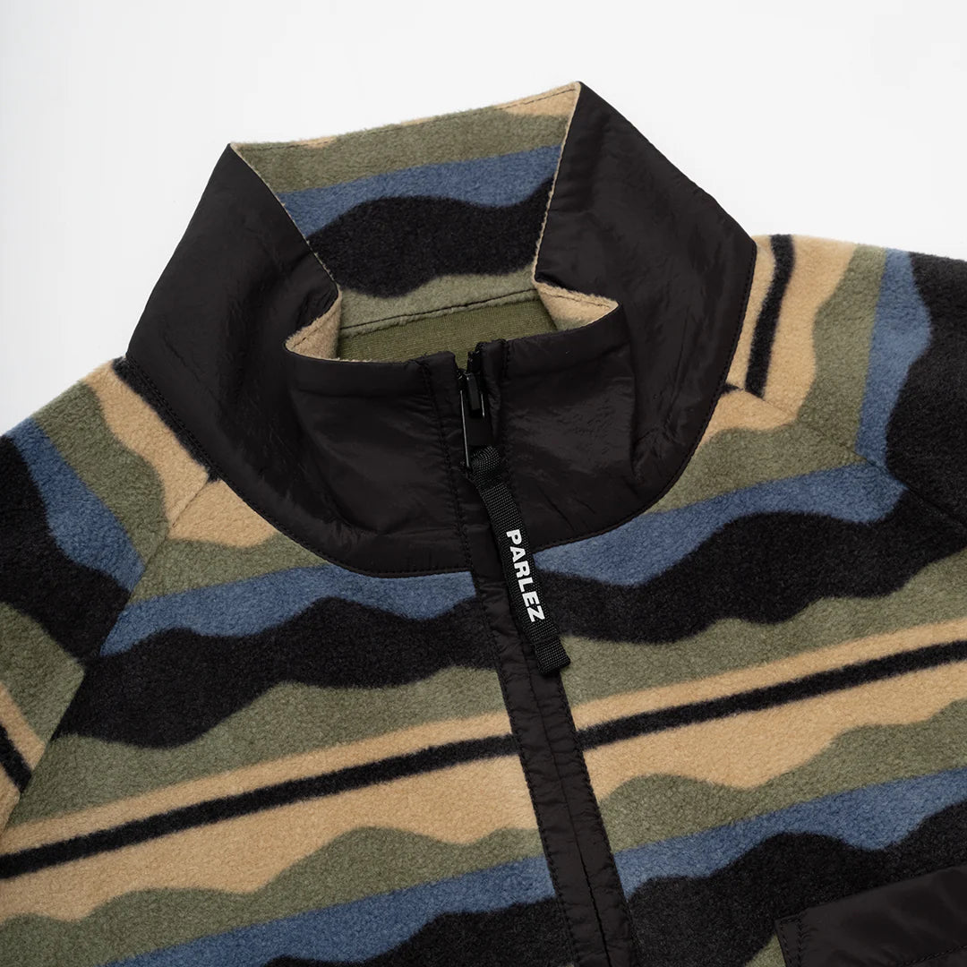 Parlez Pismo Zip Fleece Black Multi