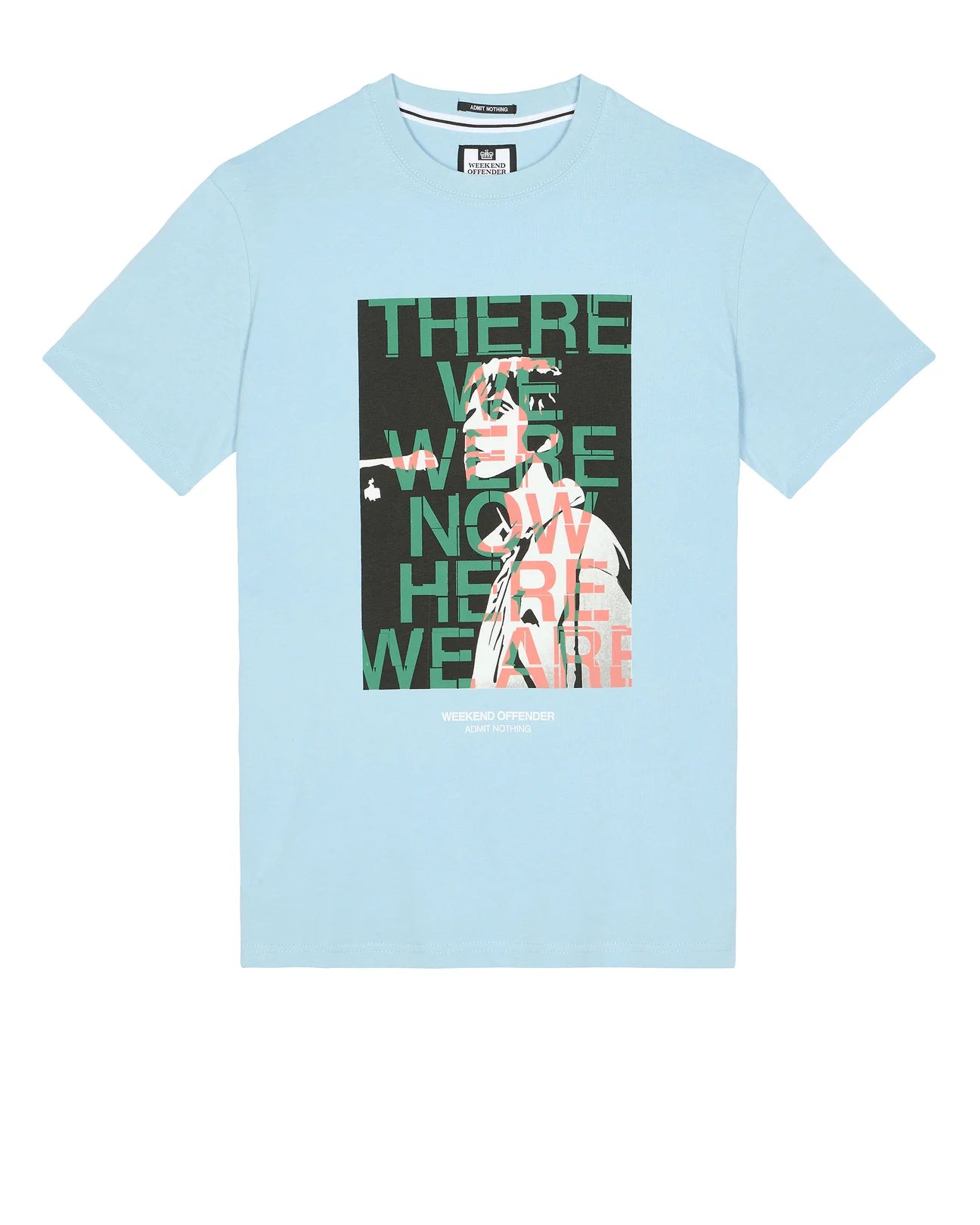 Weekend Offender Columbia Graphic T-shirt Winter Sky Blue