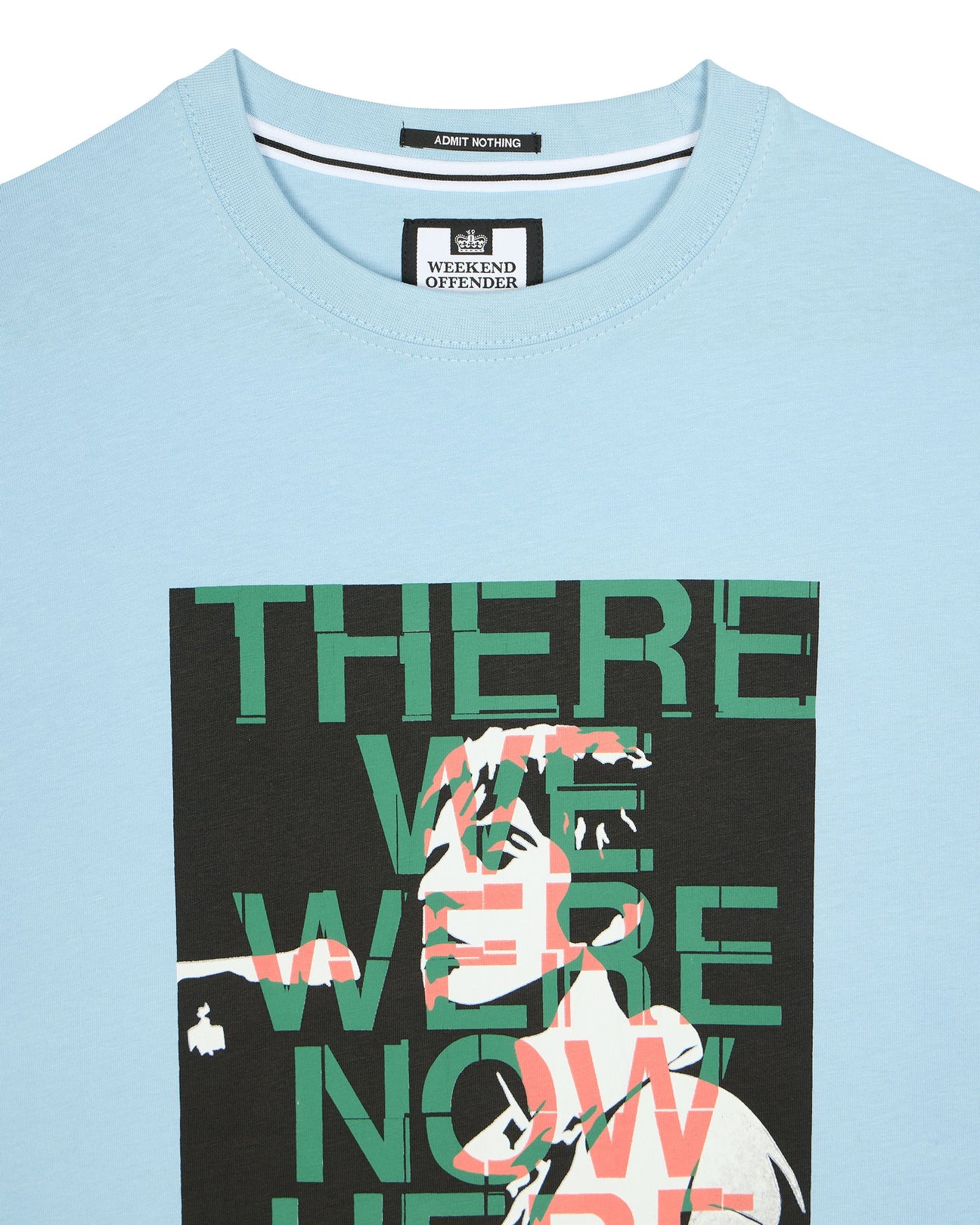 Weekend Offender Columbia Graphic T-shirt Winter Sky Blue