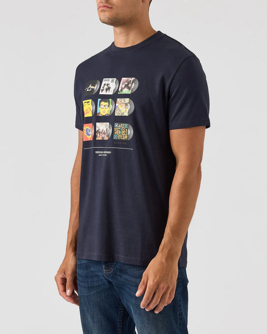 Weekend Offender Sleeves Graphic T-shirt Navy