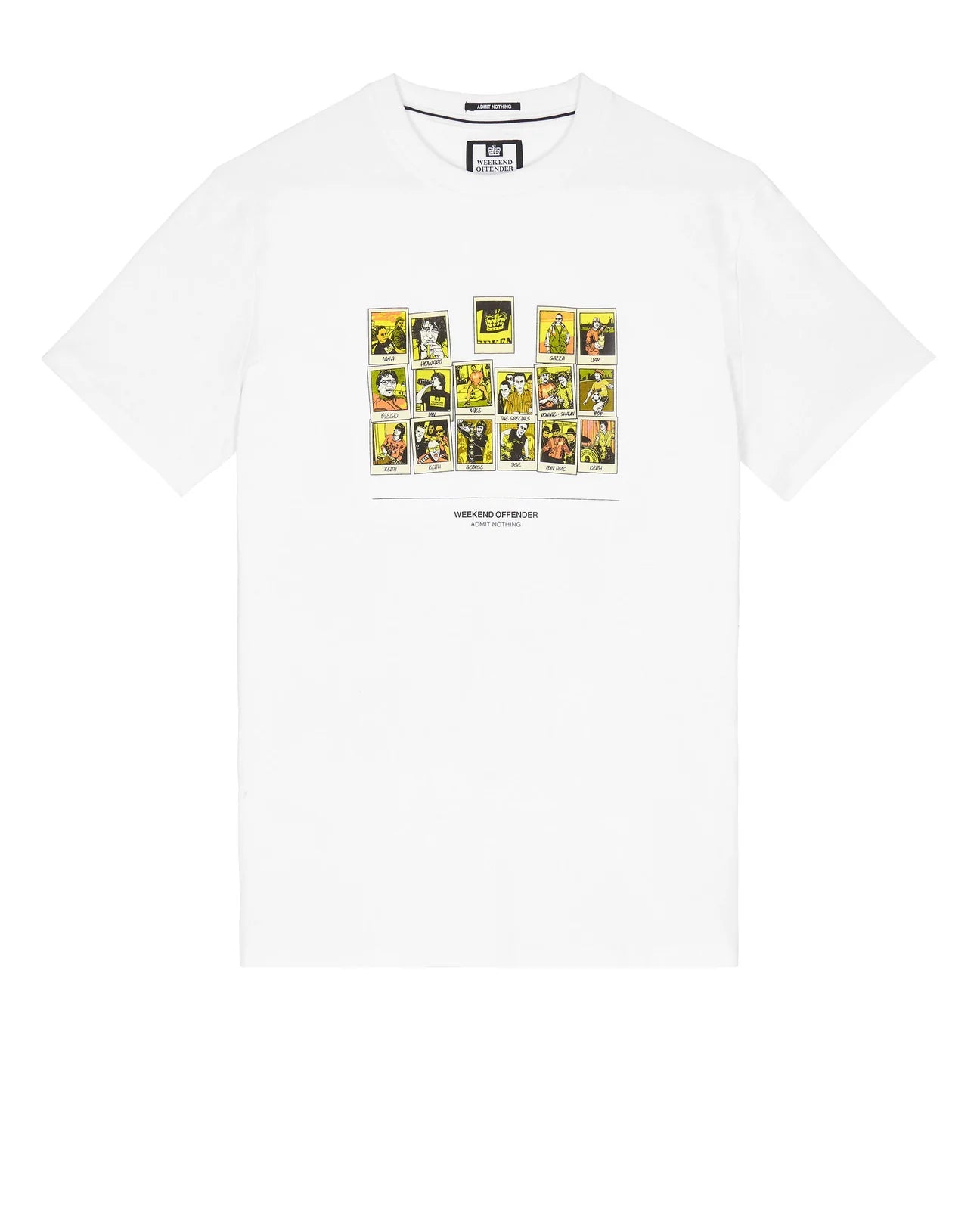 Weekend Offender Polaroids Graphic T-Shirt White