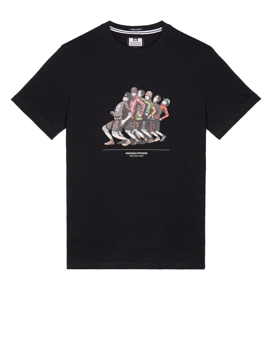 Weekend Offender Madness Graphic T-Shirt Black